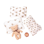 Gối Xô Muslin Cao Cấp Cho Bé Sơ Sinh Mềm Mại Êm Ái Thoáng Khí Thấm Hút Mồ Hôi Kích Thước 40 x 25cm